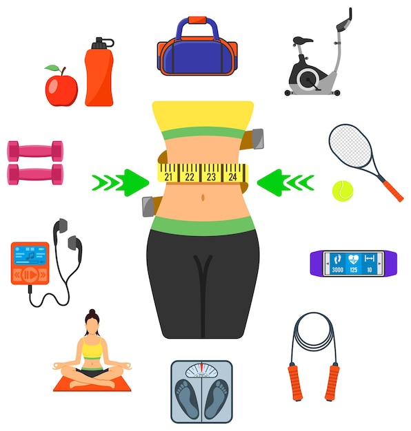 Concepto de estilo de vida saludable