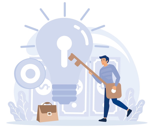 Concepto de éxito empresarial Emprendimiento Estrategia de marca personal Interacción social