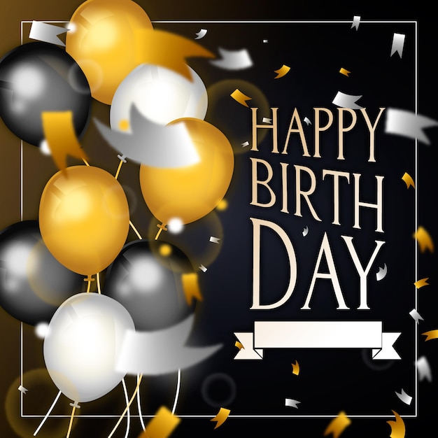 Concepto de feliz cumpleaños