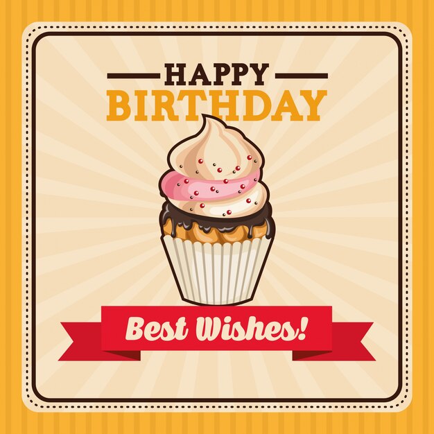Concepto de feliz cumpleaños