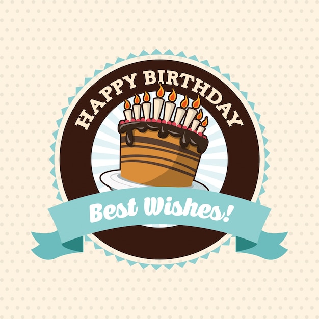 Concepto de feliz cumpleaños