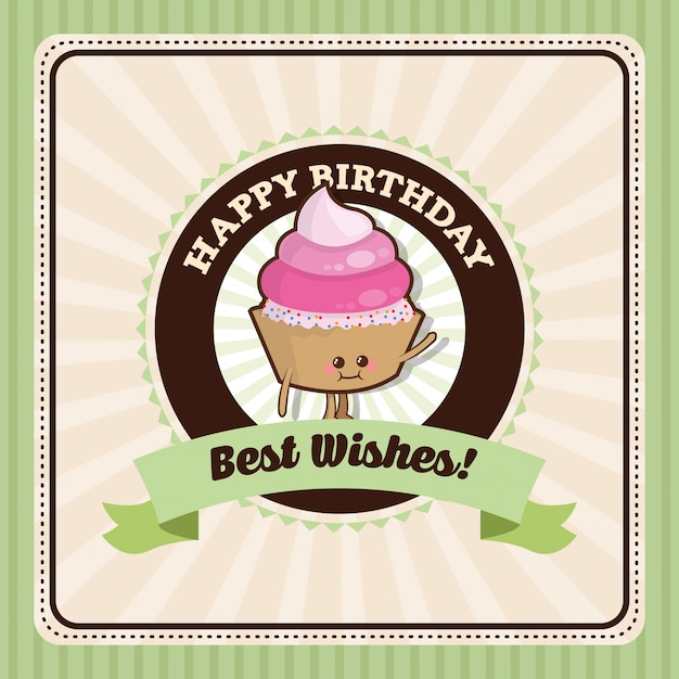 Concepto de feliz cumpleaños