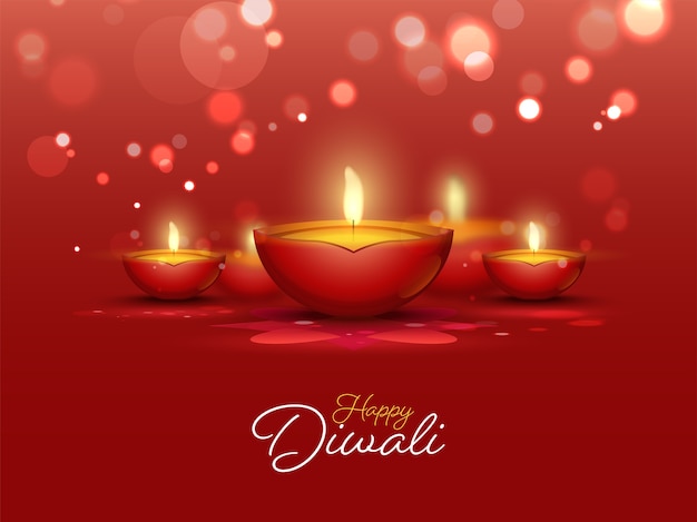 Concepto feliz de Diwali