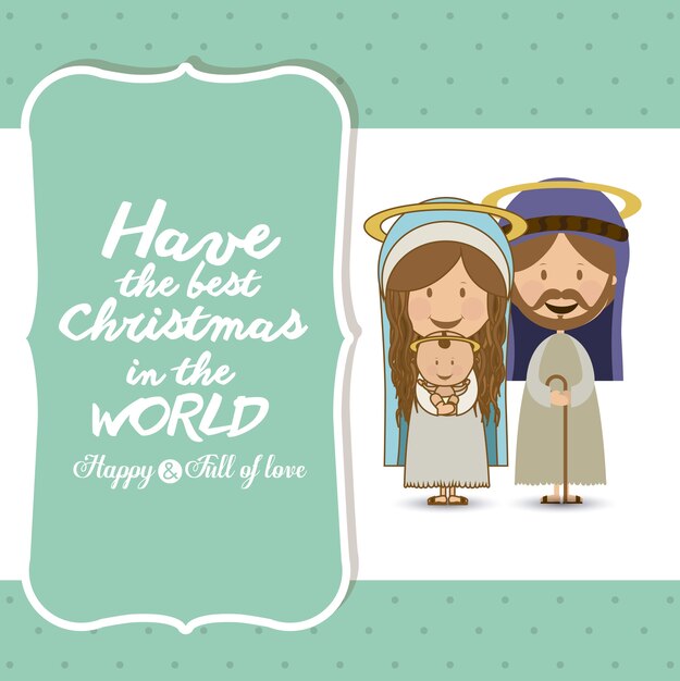 Concepto de feliz Navidad con diseño de iconos de decoración