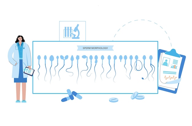 Vector concepto de fertilidad humana