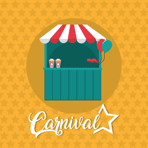 Concepto del festival de carnaval