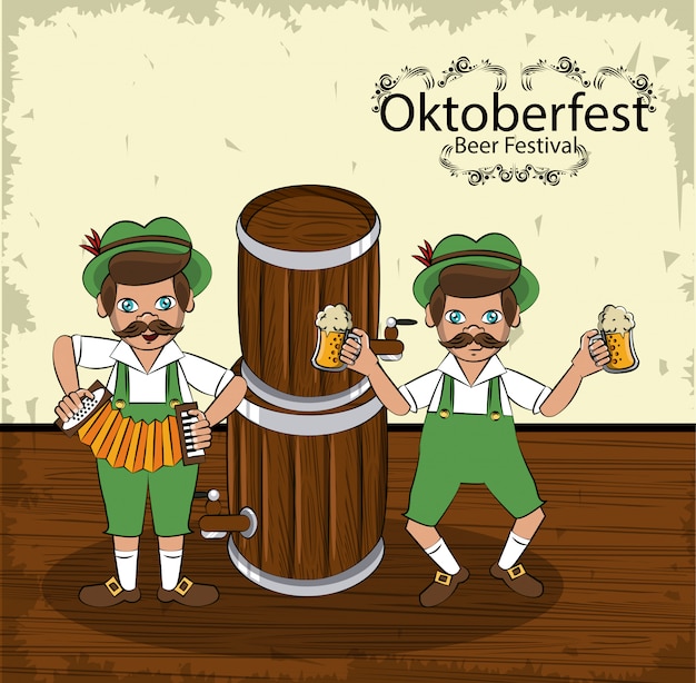 Concepto del festival de Oktober