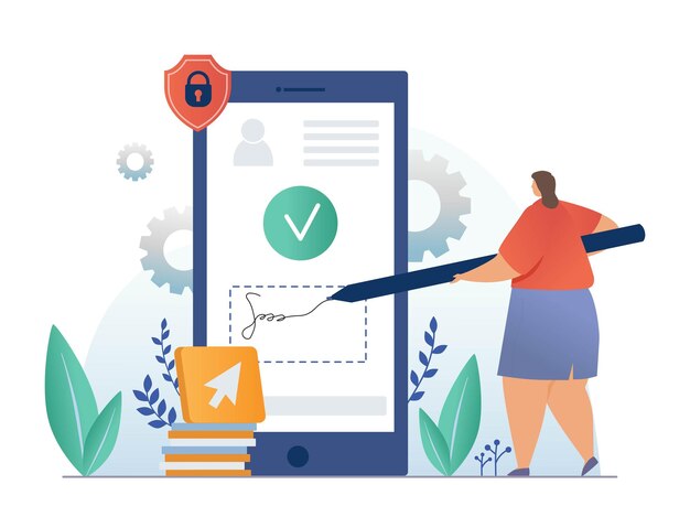 Concepto de firma electrónica