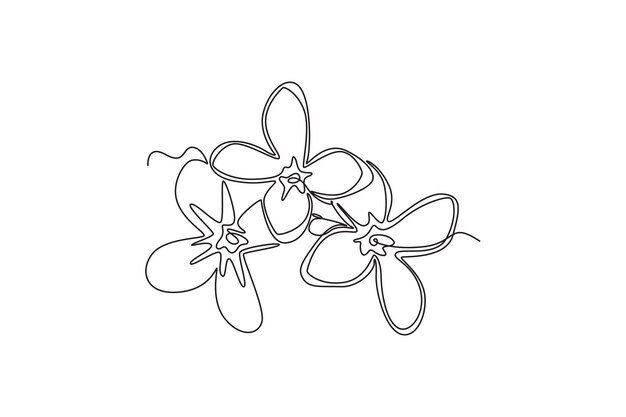 concepto de flor de lila decorativa para el cartel de arte de la pared de la decoración del hogar