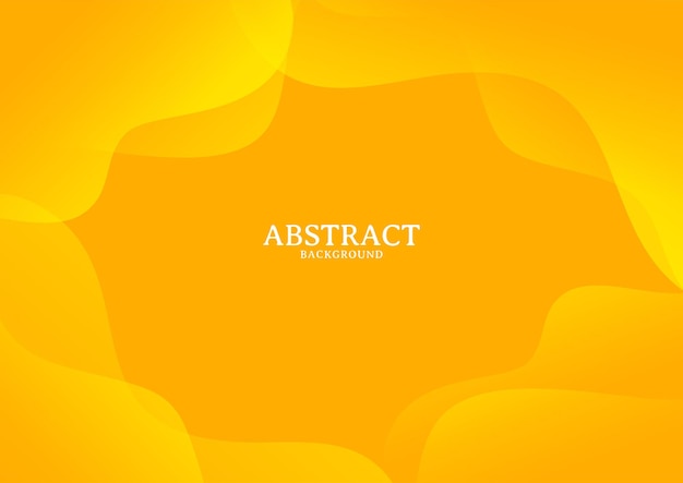 Concepto de fondo degradado amarillo abstracto, diseño de fondo de forma fluida geométrica