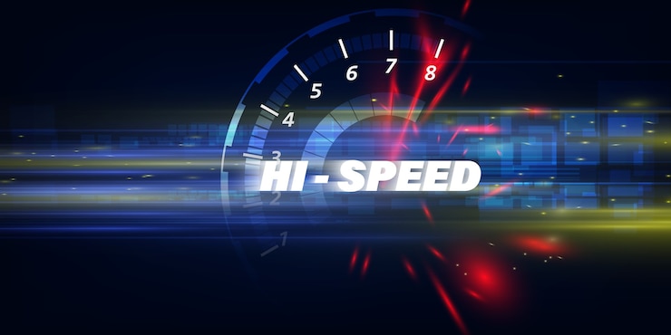 Vector concepto de fondo de diseño de patrón de movimiento de velocidad