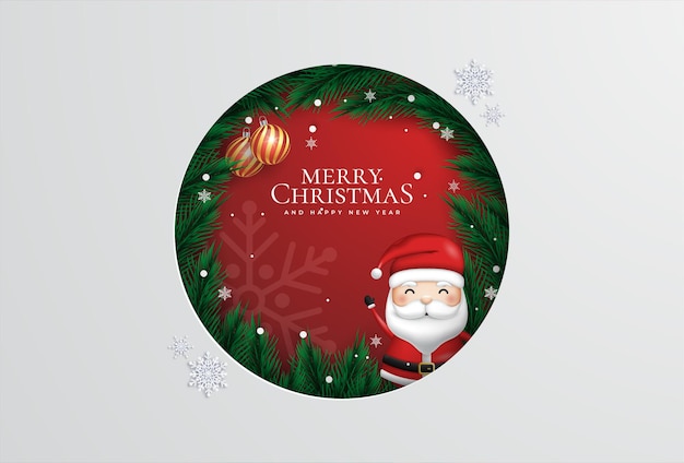Concepto de fondo de feliz navidad