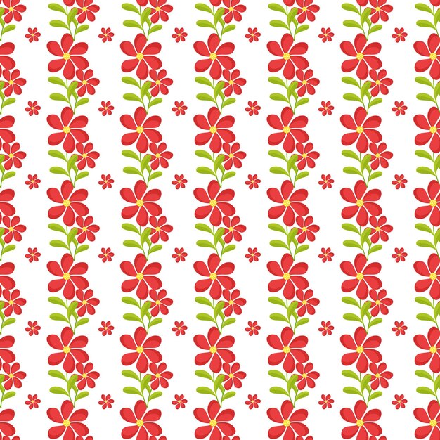Concepto de fondo de impresión floral de ditsy de color vectorial libre