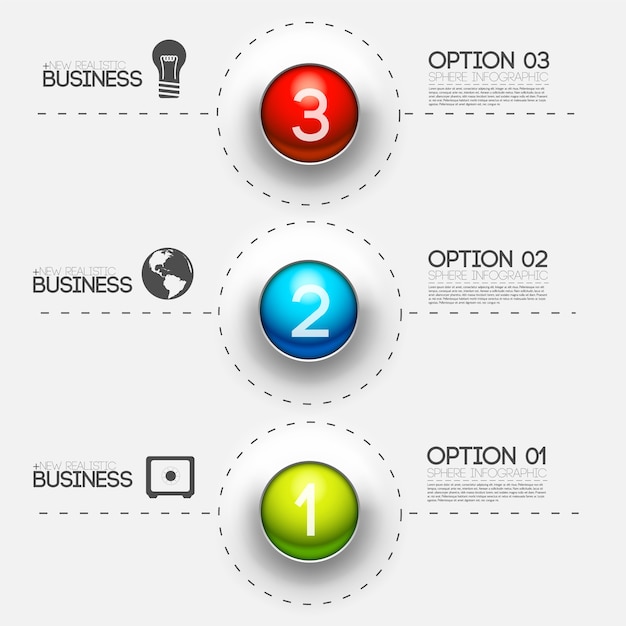 Vector concepto de fondo de infografía digital 3d abstracto de negocios