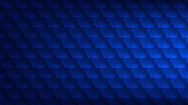 concepto de fondo de tecnología futurista abstracto. patrón hexagonal y luz azul para diseño gráfico
