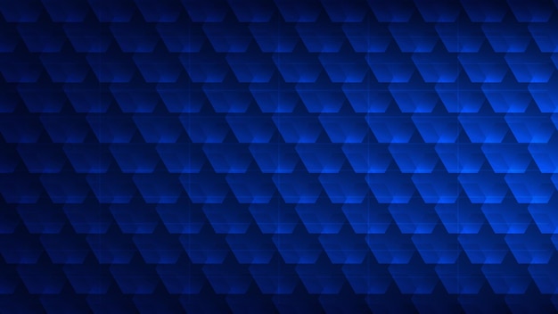 Concepto de fondo de tecnología futurista abstracto. patrón hexagonal y luz azul para diseño gráfico