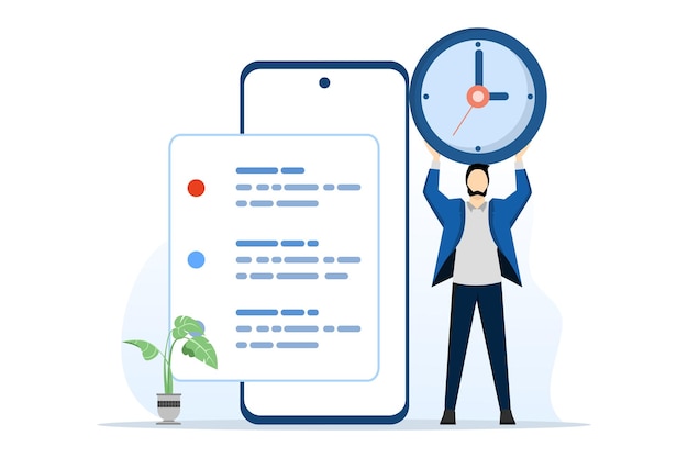 concepto de gestión del rendimiento con personas que establecen metas y objetivos para el desarrollo profesional