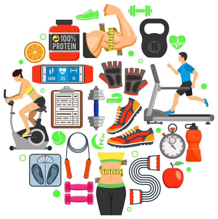 Vector concepto de gimnasio