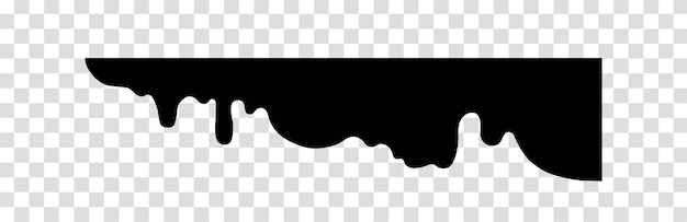 Concepto de gota de tinta negra