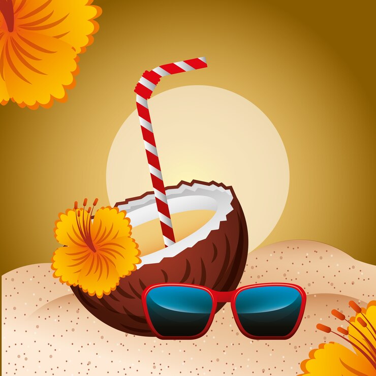 Vector concepto de horario de verano