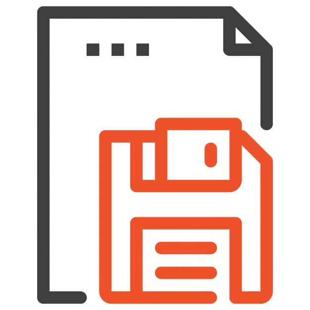 concepto de icono de almacenamiento de documentos