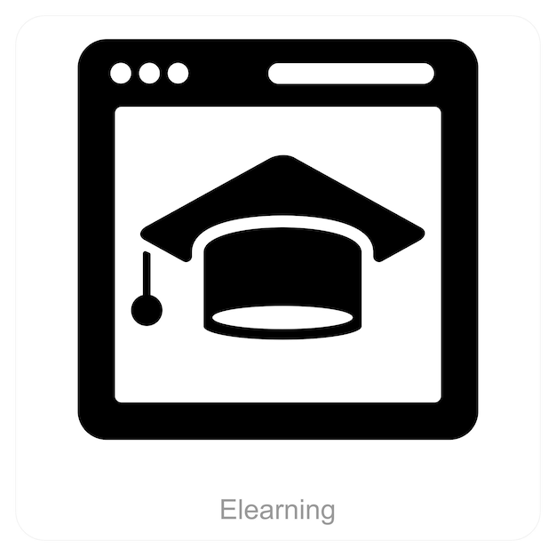 Concepto de icono de aprendizaje y educación