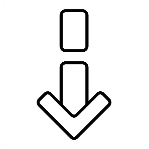 concepto de icono de camino