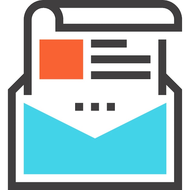 concepto de icono de correo