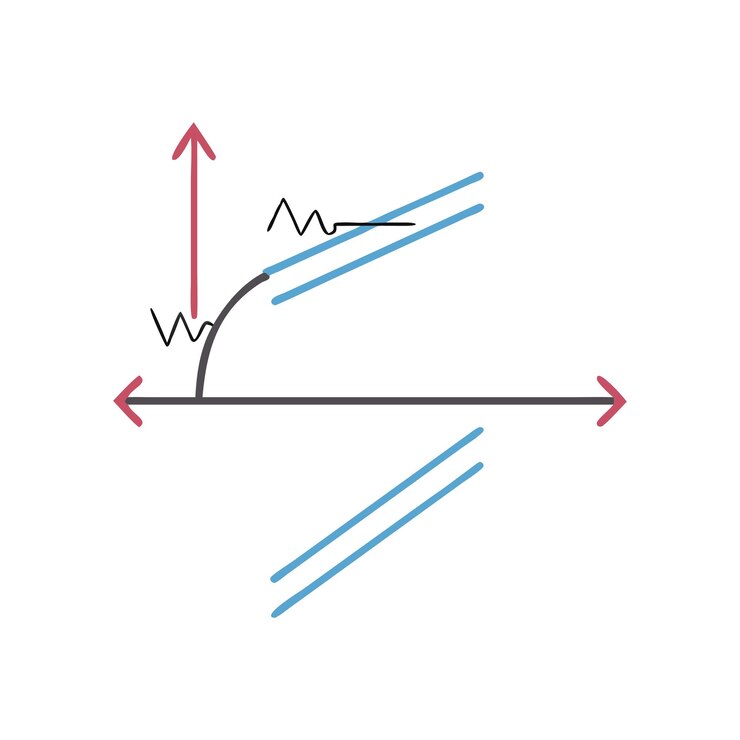 Vector concepto de icono de la física