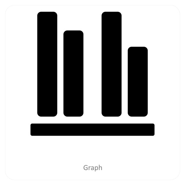 Concepto de icono de gráfico y diagrama