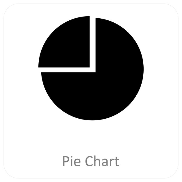 Concepto de icono de gráfico y diagrama