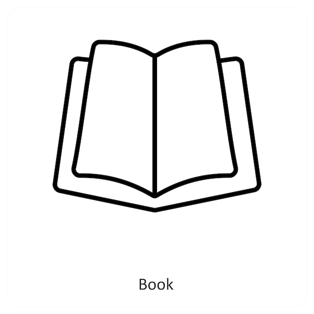 concepto de icono de libro