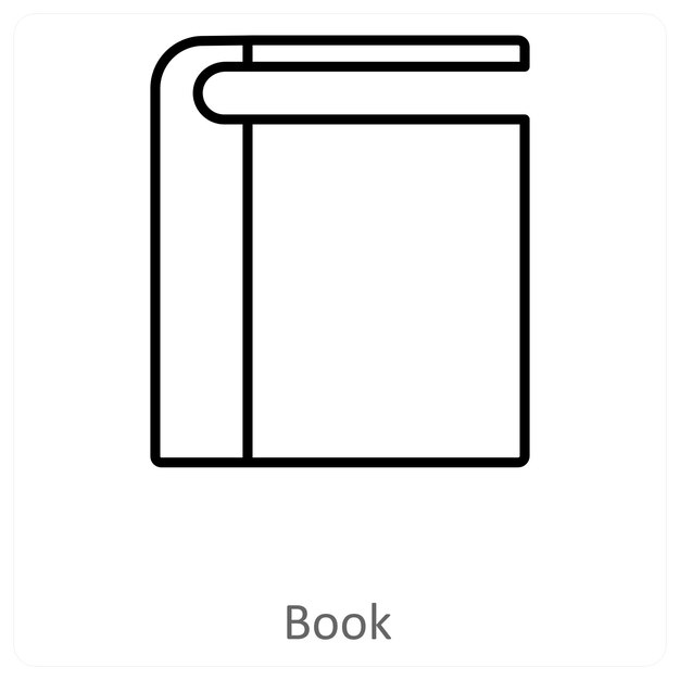 concepto de icono de libro