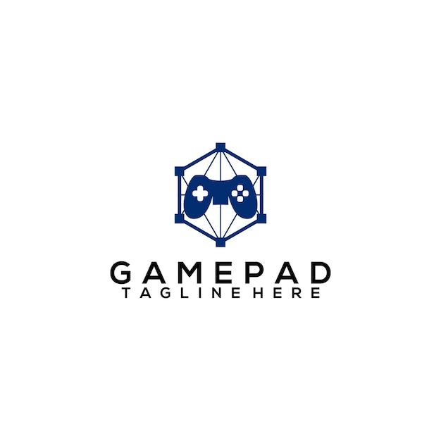 Concepto de icono de logotipo de juegos para el canal de youtube