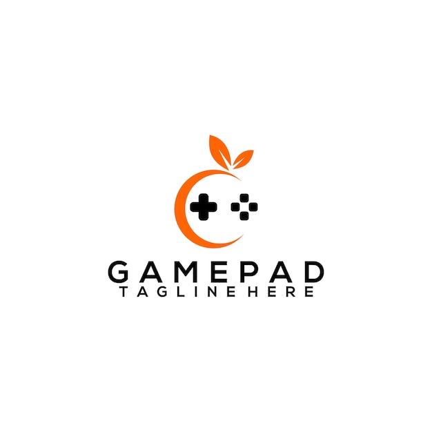 Concepto de icono de logotipo de juegos para el canal de youtube
