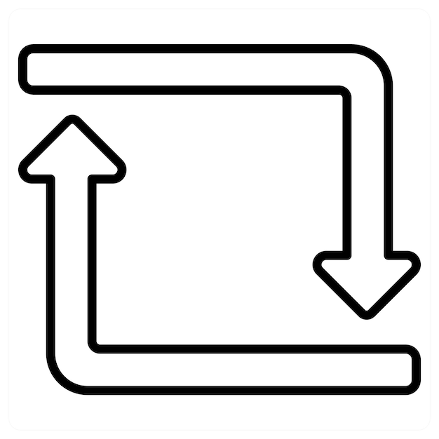 concepto de icono de ruta