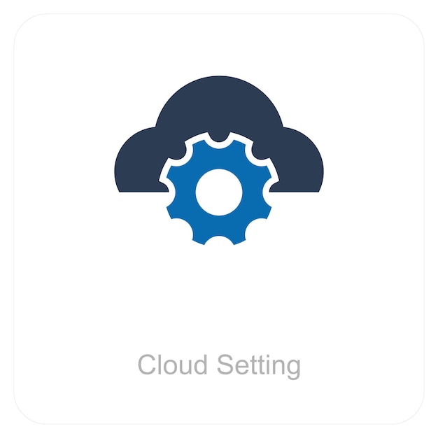 Concepto de icono de seguridad y protección en la nube