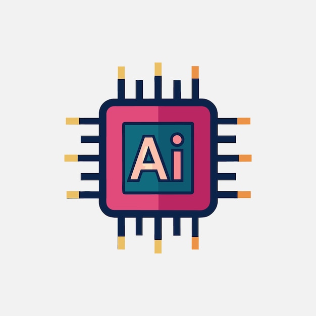 Concepto de icono de tecnología digital aislado en fondo blanco Ilustración vectorial