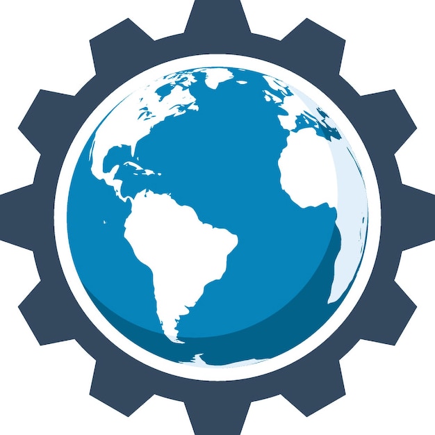 concepto de icono de la web plana de negocios internacionales