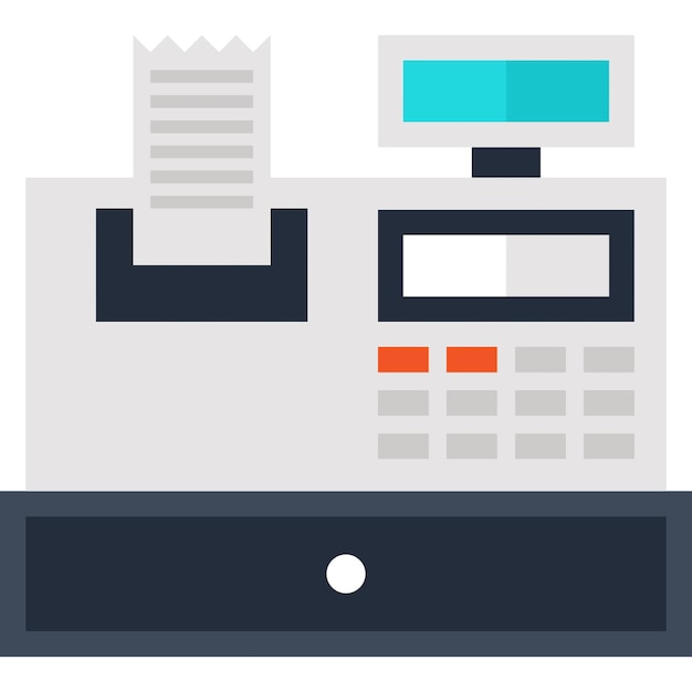 concepto de icono web plano de pago