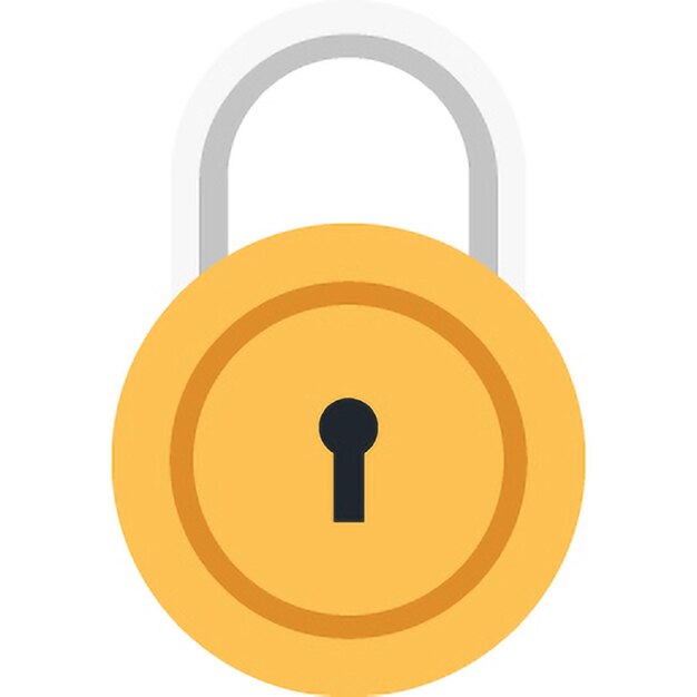 concepto de icono web plano de seguridad