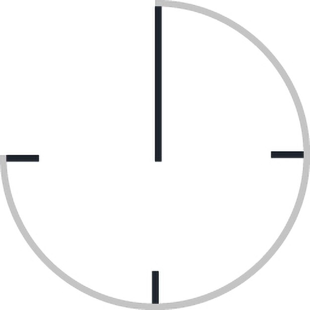 concepto de icono web plano de tiempo