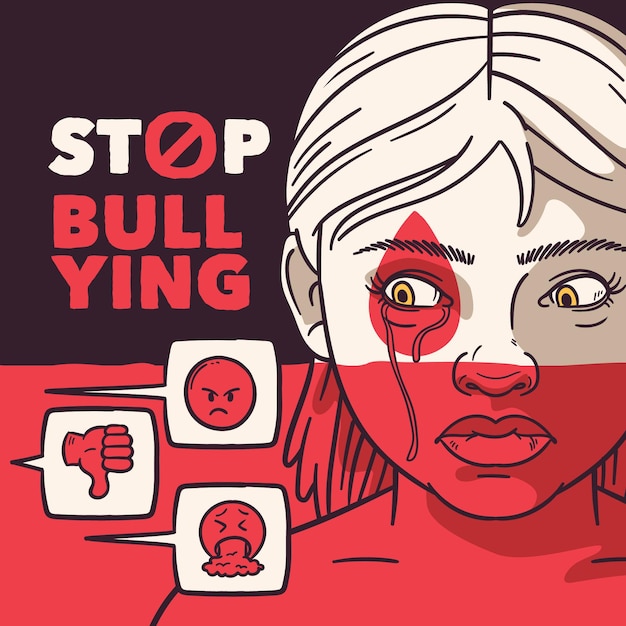 Vector concepto de ilustración de bullying