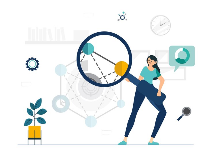 concepto de ilustración de la ciencia de datos