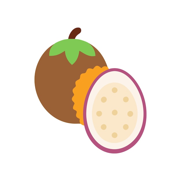Concepto de ilustración de frutas frescas ecológicas