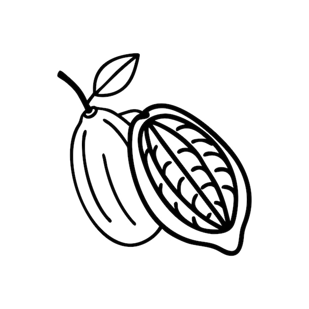 Concepto de ilustración de frutas frescas ecológicas