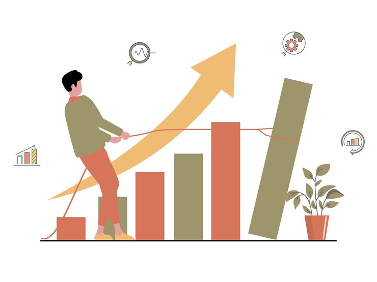 Concepto de ilustración de información de datos