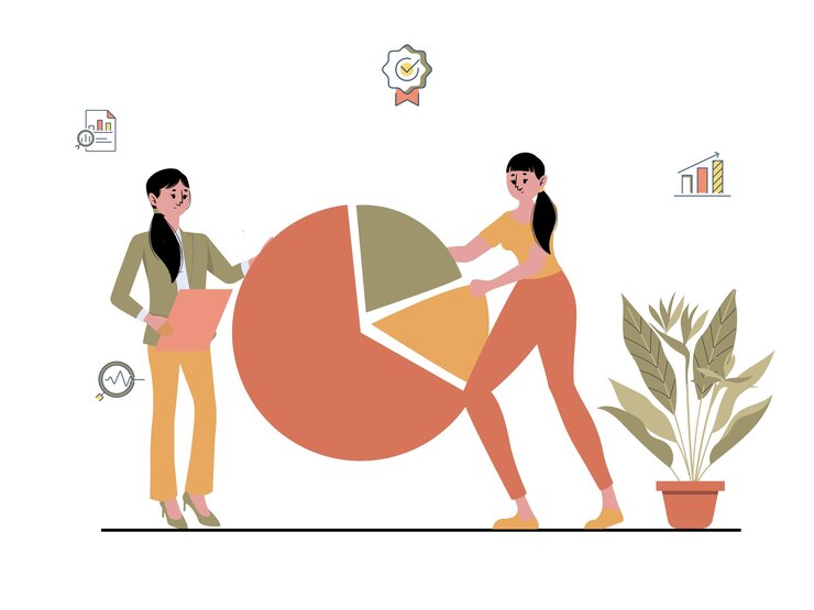 Concepto de ilustración de información de datos