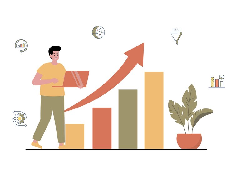 Concepto de ilustración de información de datos