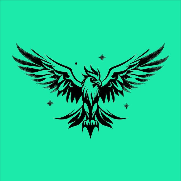 Vector concepto de ilustración del logotipo de vector eagle